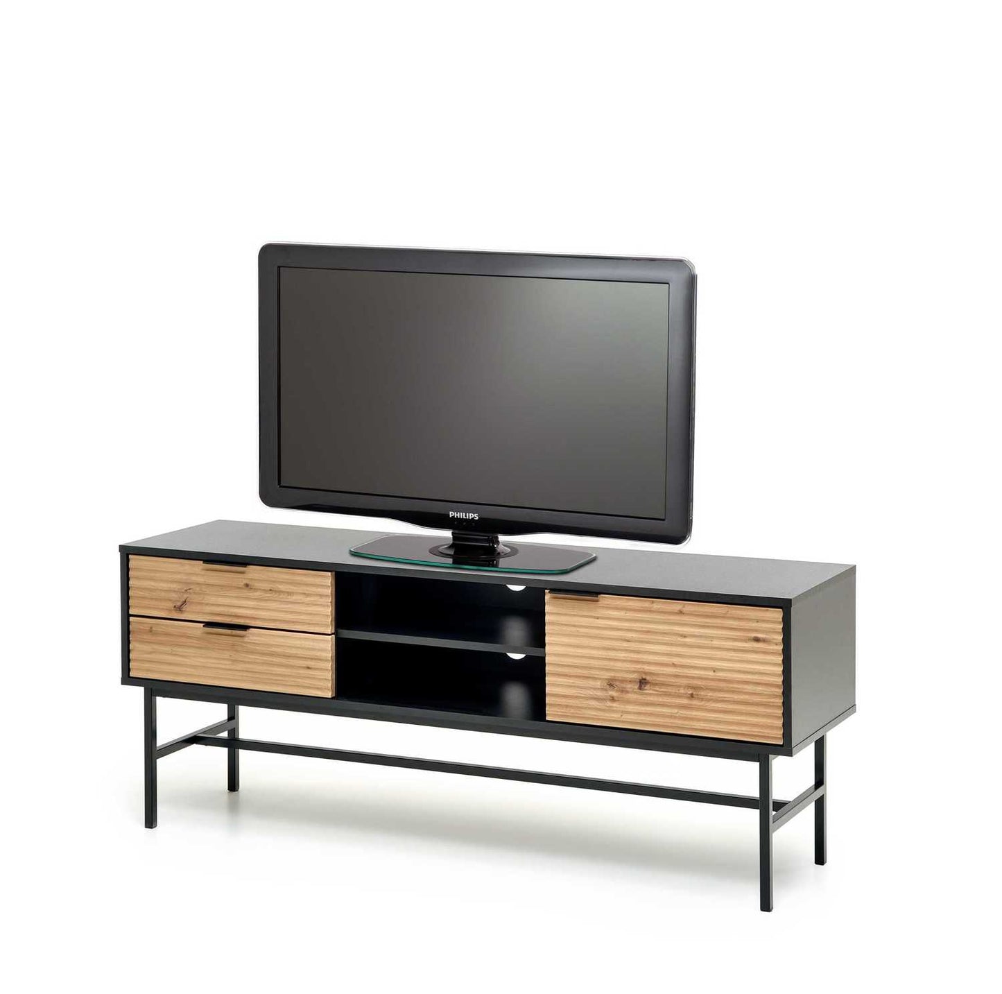 VERONA TV skapis 150/40/61 cm artisan ozols/melns - N1 Home