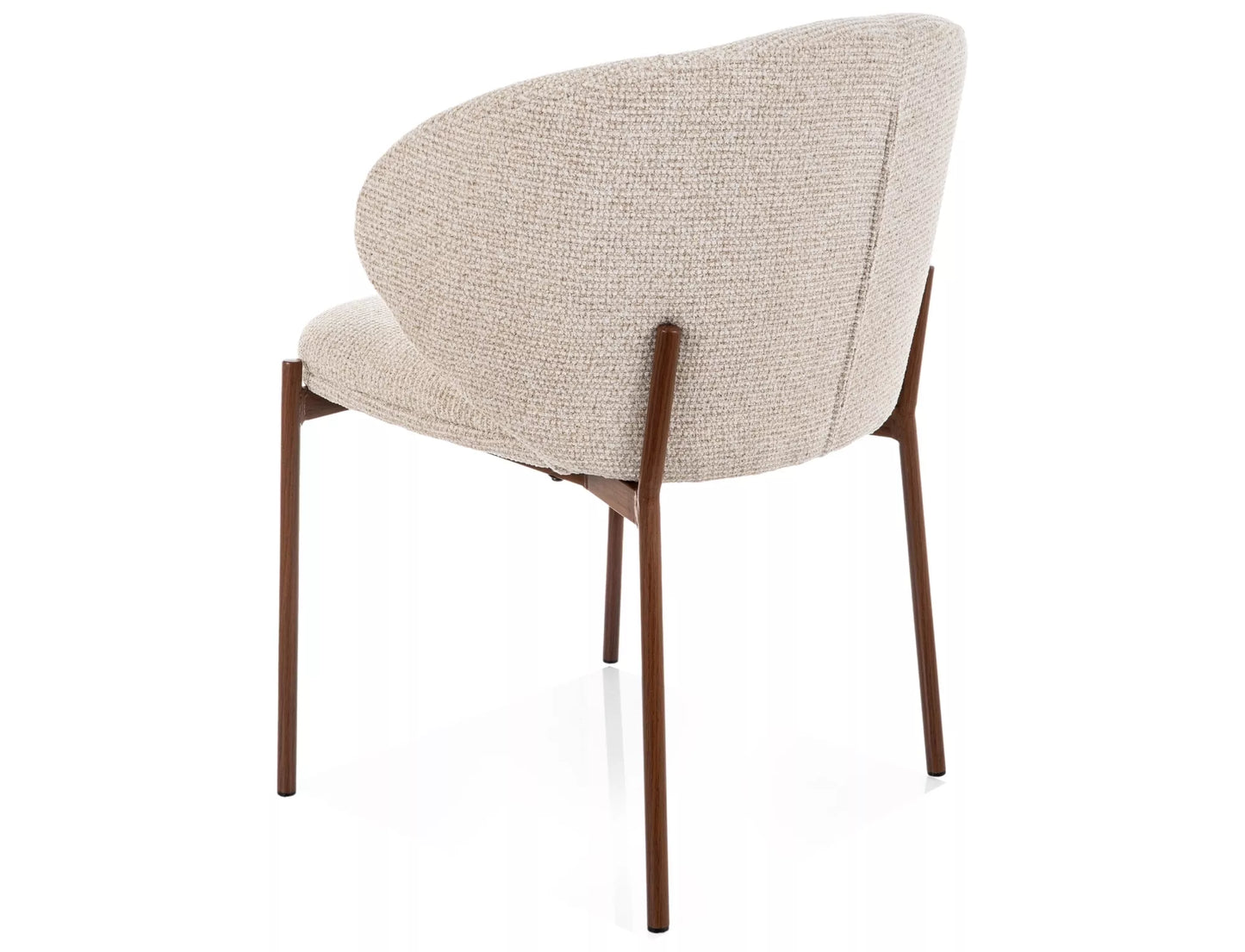 Krēsls Kiors 75/54/49 cm gaiši bēšs/rieksts