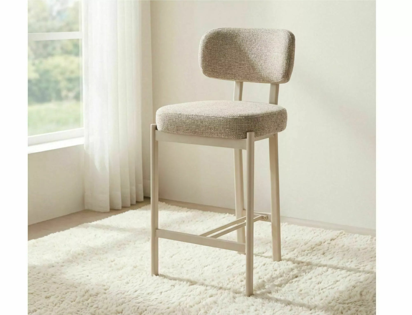 Bāra krēsls Misori 92/45/62 cm gaiši bēšs/kašmirs