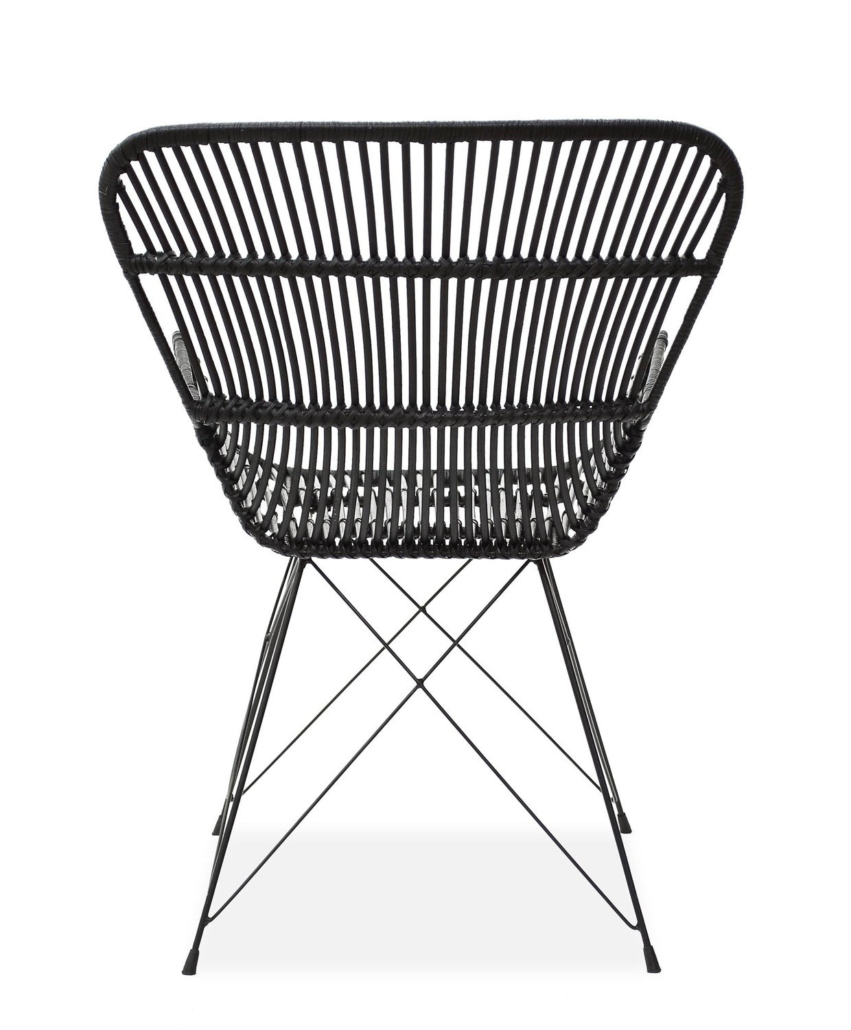 Dārza krēsls VITO 61/63/90/45 cm melns - N1 Home