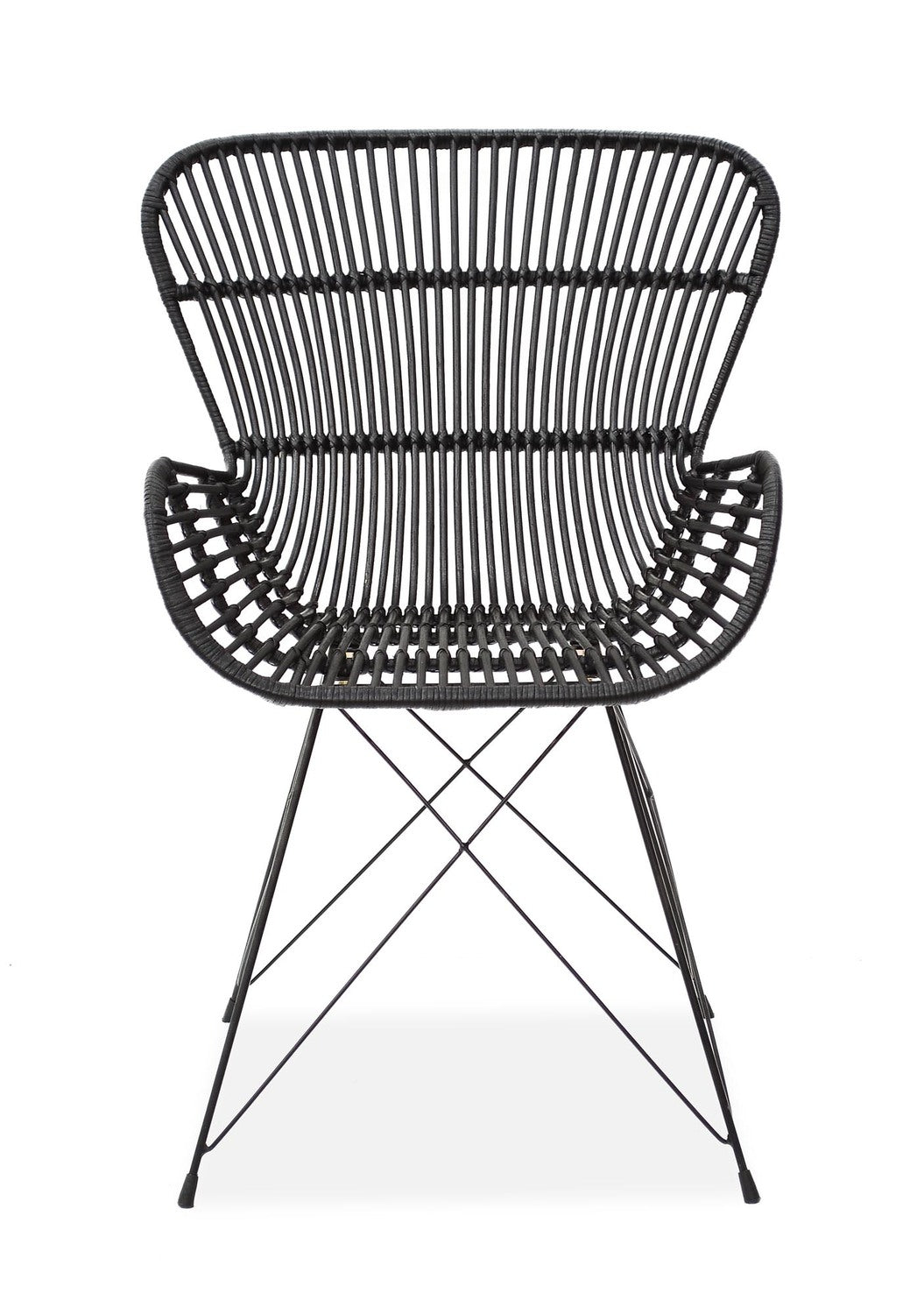 Dārza krēsls VITO 61/63/90/45 cm melns - N1 Home