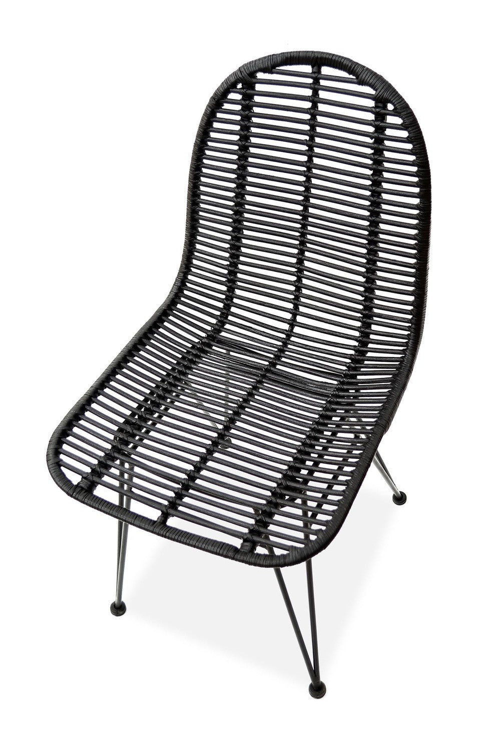 Dārza krēsls RINO 44/55/90/46 cm melns - N1 Home