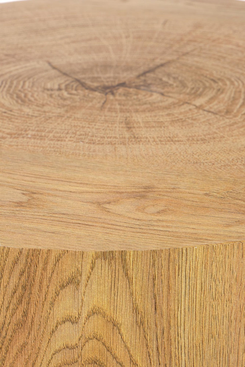 Kafijas galds Bruks 80/37 cm; 45/45 cm ozols/melns - N1 Home