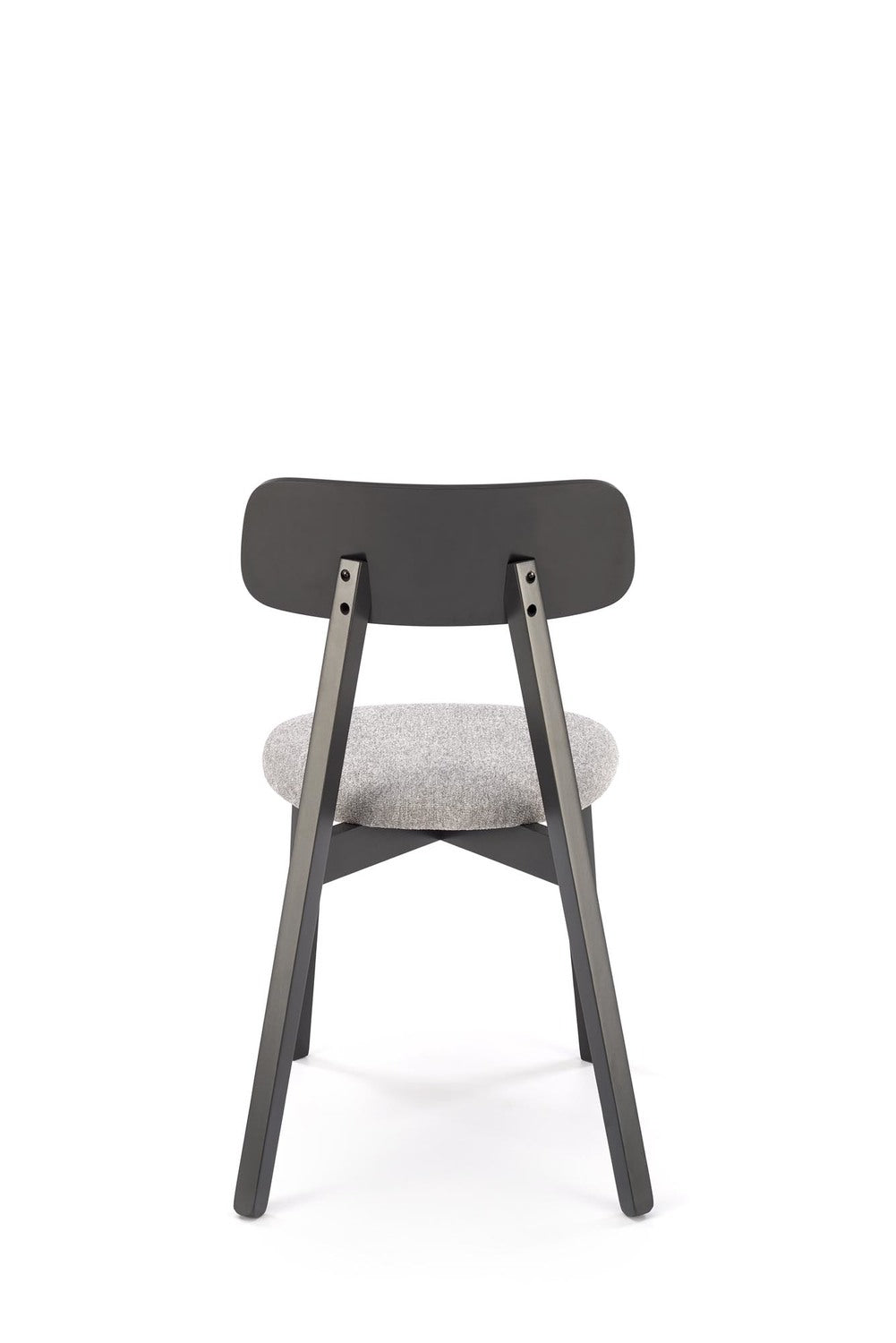 Krēsls HUGO 48/55/82/47 cm melns/pelēks - N1 Home