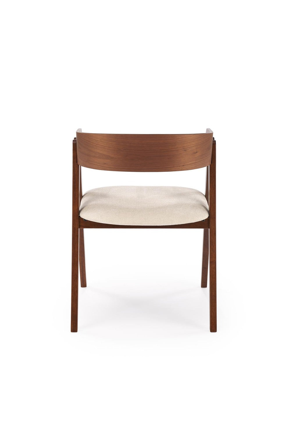 Krēsls Bruno 55/49/75/45 cm valrieksts/gaiši bēšs - N1 Home