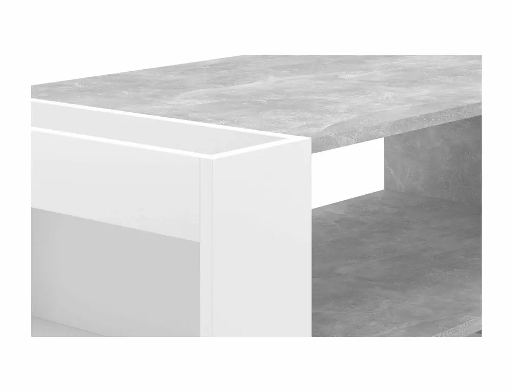 Kafijas galdiņš AKIMA betona efekts  42/55/100 cm - N1 Home