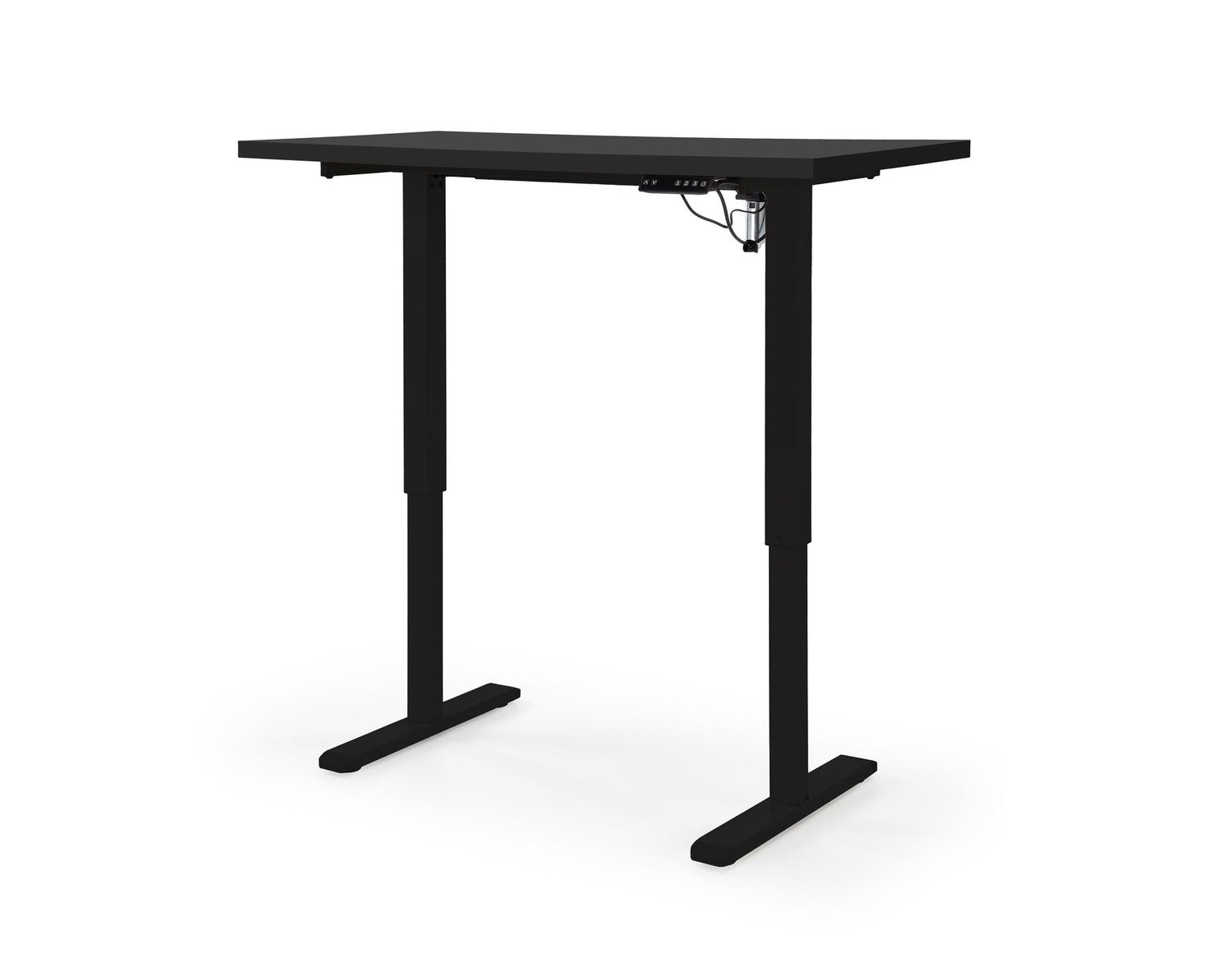 Biroja galds Juras 120/60/75-120 cm melns - N1 Home