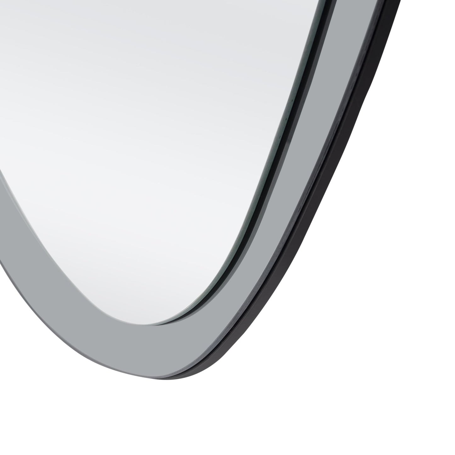 Spogulis Plase 80/60/2,5 cm sudrabaina - N1 Home