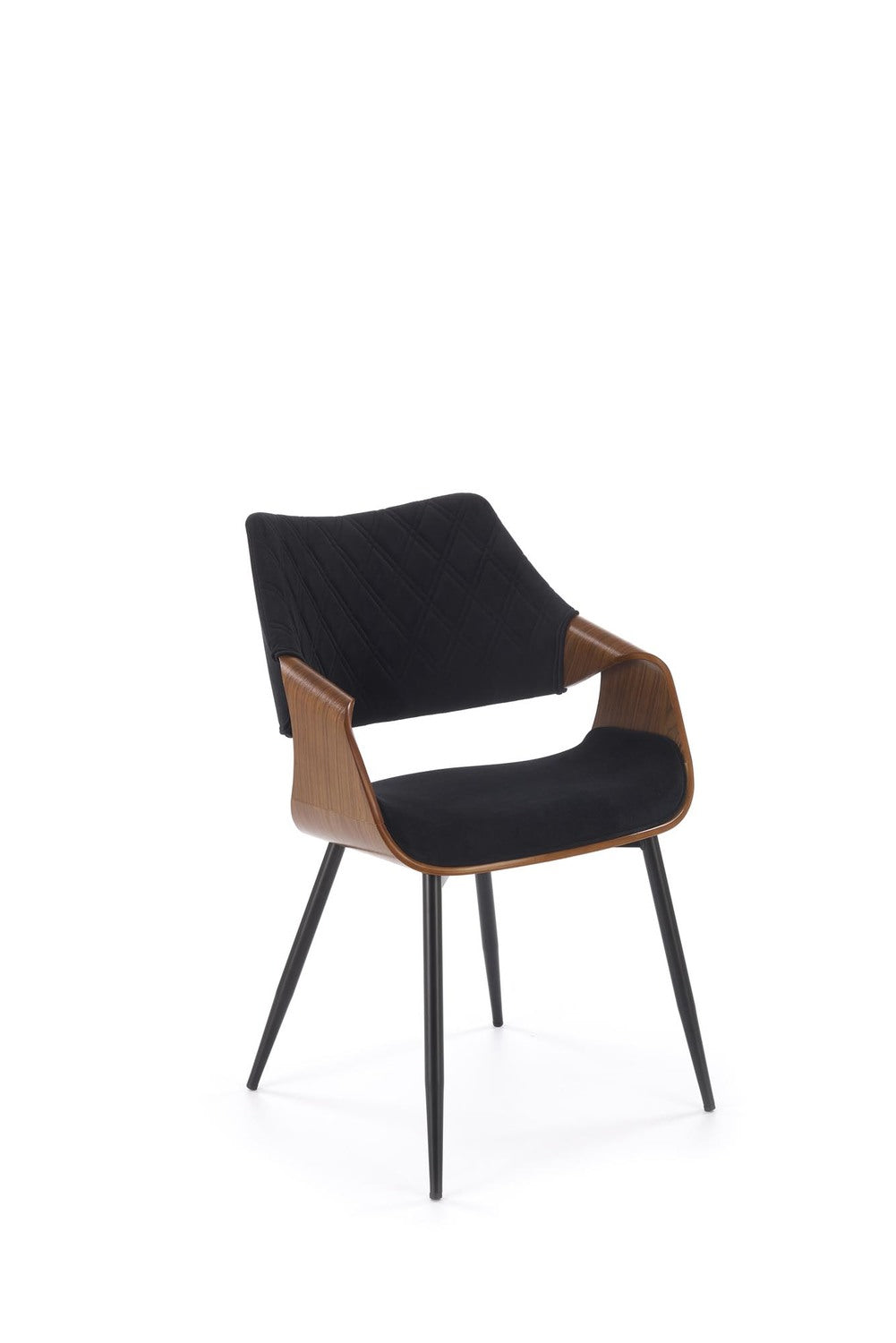 Krēsls Gora  56/55/83/47 cm valrieksts/melns - N1 Home