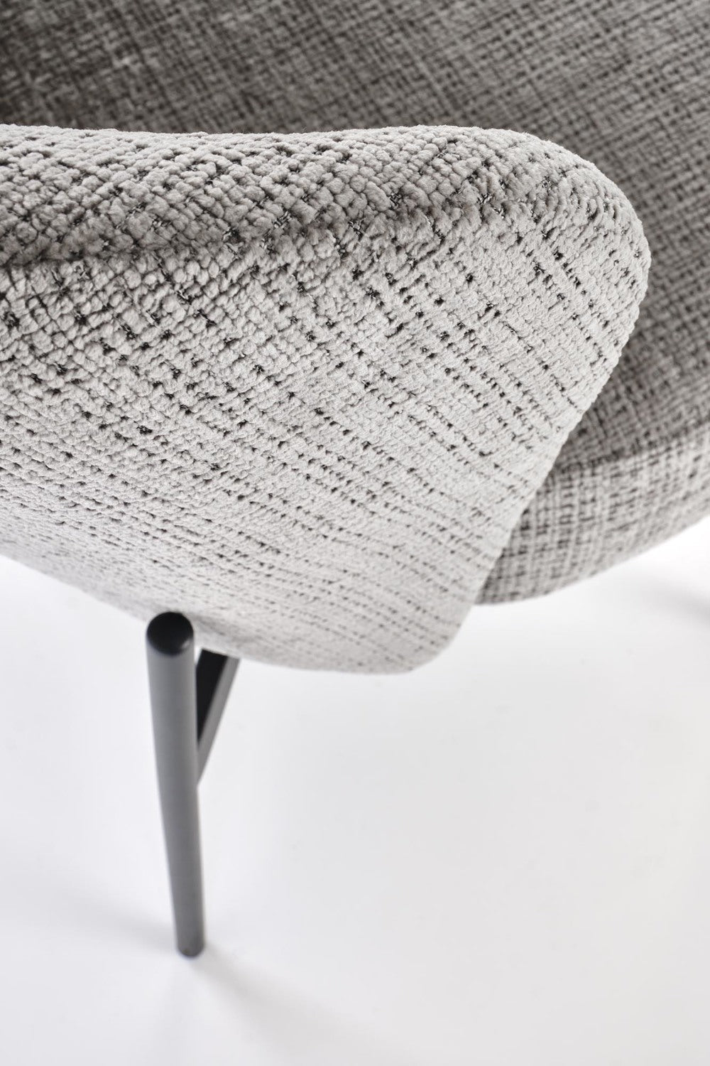 Krēsls Bloom 55/66/80/51 cm pelēks - N1 Home