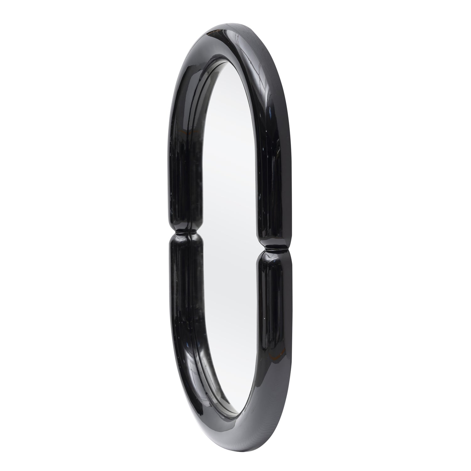 Spogulis Postas 80/50/3,5 cm melns - N1 Home