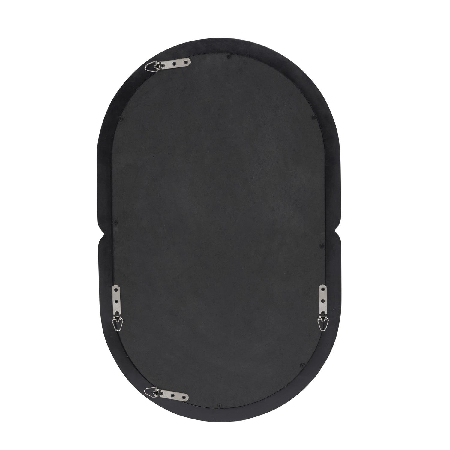 Spogulis Postas 80/50/3,5 cm melns - N1 Home