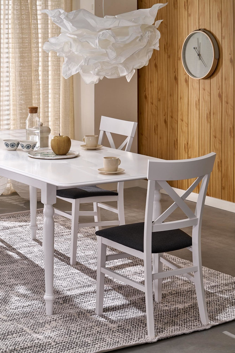 Galds Nelsi 160/90/76 cm balts - N1 Home