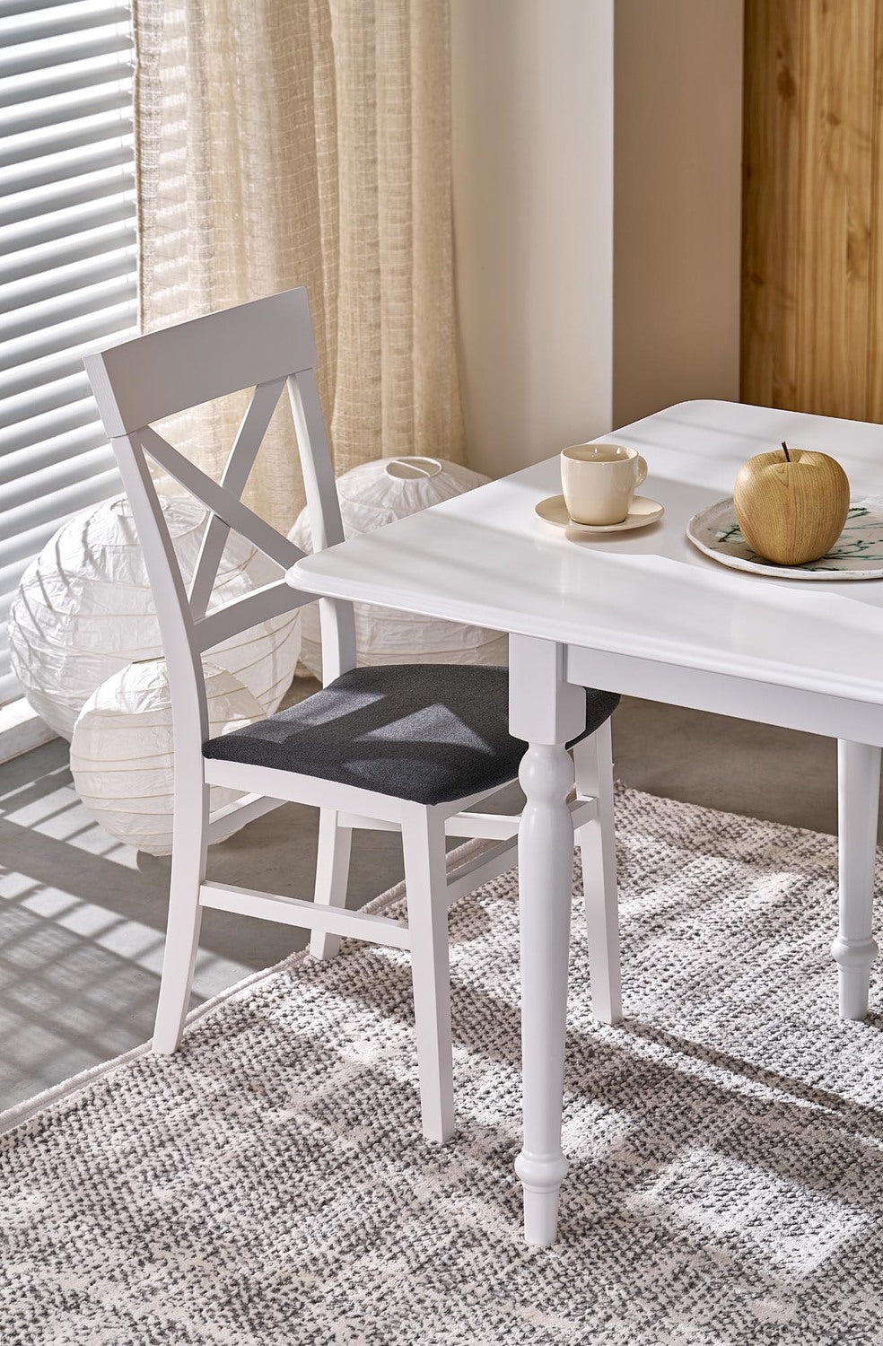 Galds Nelsi 160/90/76 cm balts - N1 Home