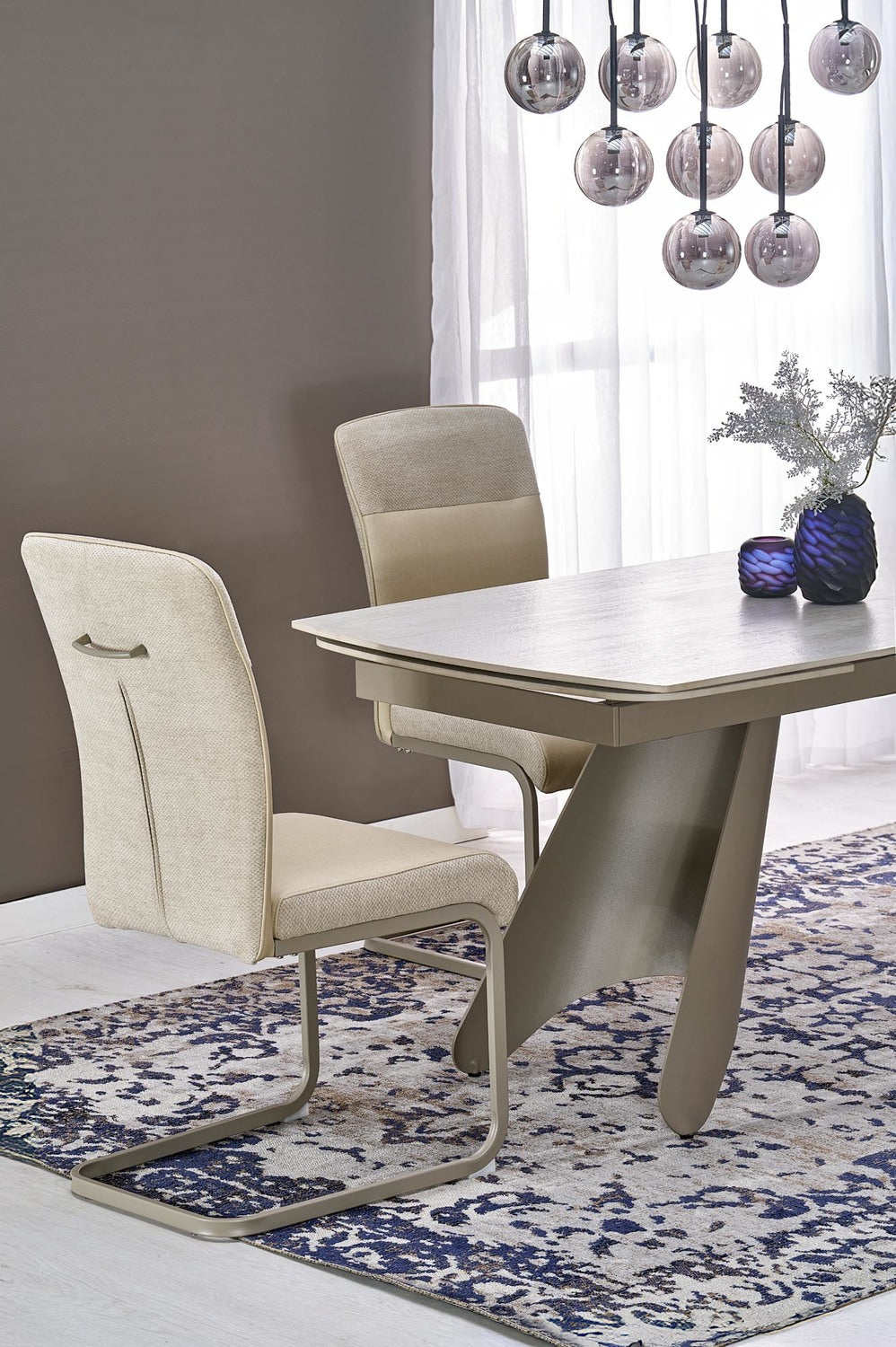 Galds Salih 180/90/76 cm travertīns/kašmirs - N1 Home