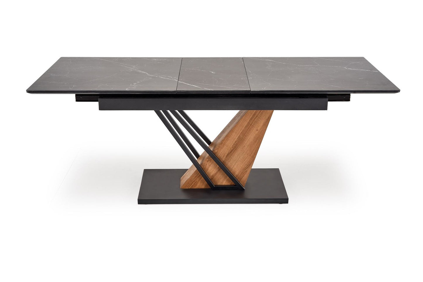 Galds Volans 140/90/67 cm melns marmors/ozols