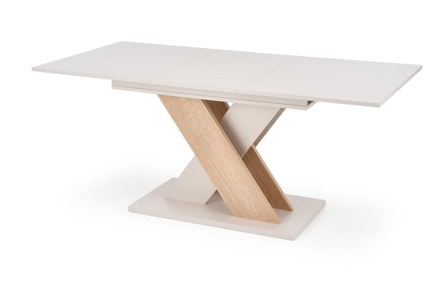 Galds Xareo 130/85/76 cm kašmirs/kremonas ozols - N1 Home