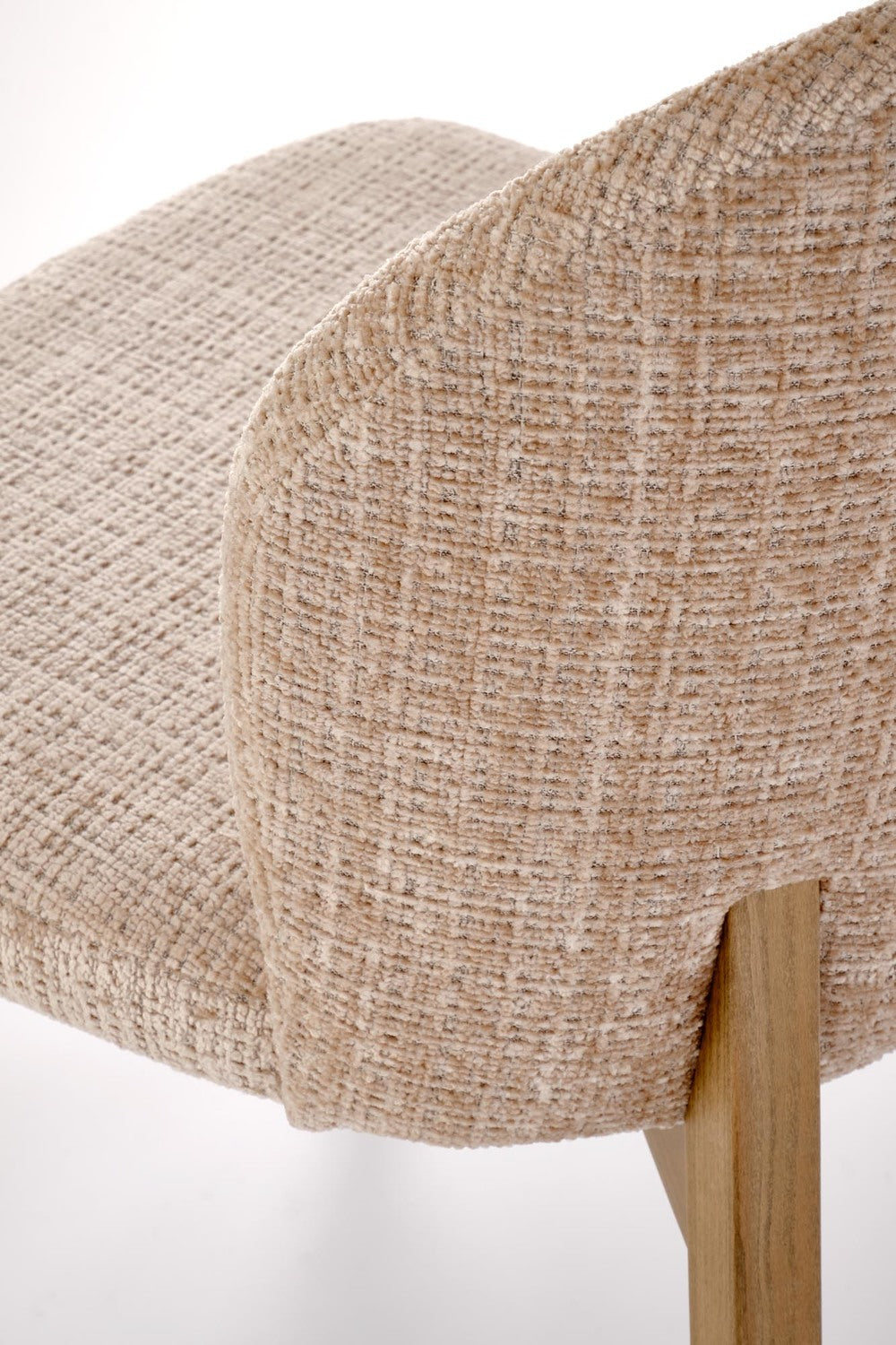 Krēsls Noria 86/48/56/50 cm valrieksts/ bēšs - N1 Home