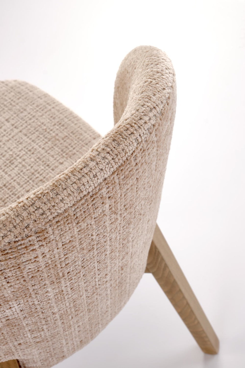 Krēsls Noria 86/48/56/50 cm valrieksts/ bēšs - N1 Home