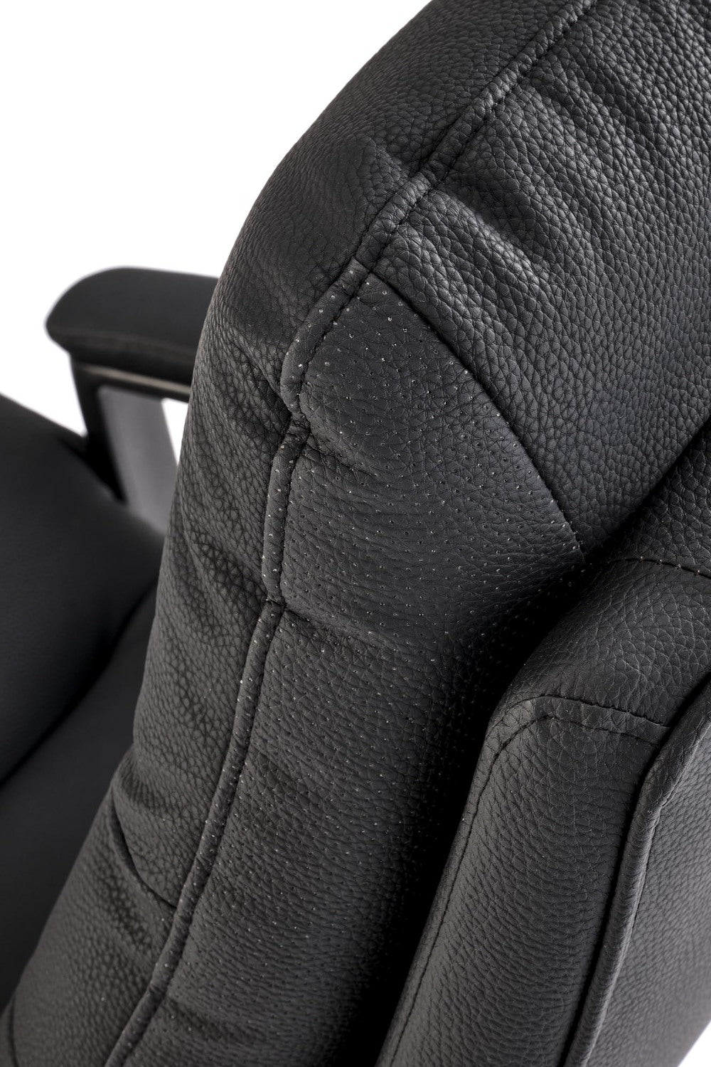 Krēsls Harbi 65/72/112-118/53-59 cm melns - N1 Home