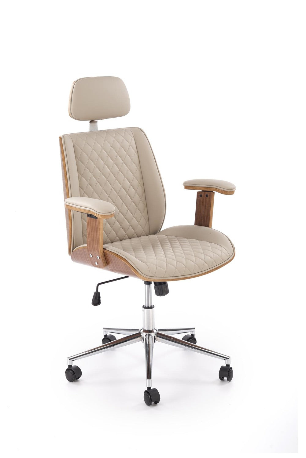 Krēsls Timba 72/68/114-122/46-54 cm valrieksts/bēšs - N1 Home