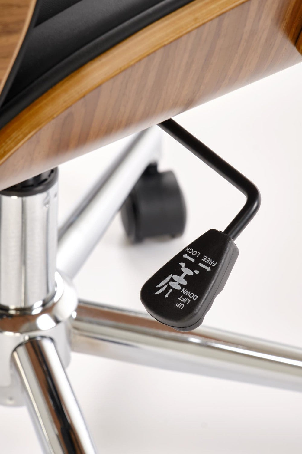 Krēsls Timba 72/68/114-122/46-54 cm valrieksts/melns