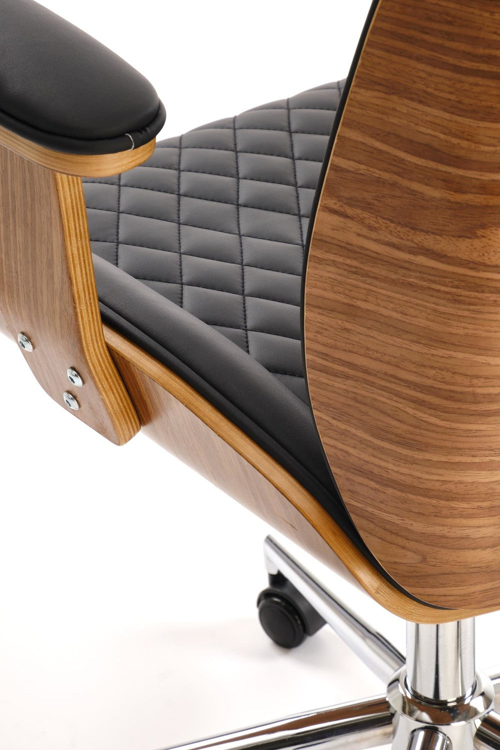 Krēsls Timba 72/68/114-122/46-54 cm valrieksts/melns