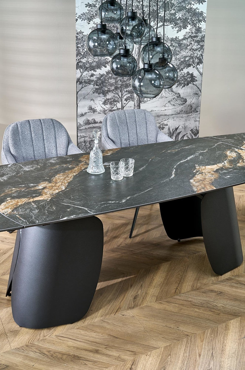 Krēsls Apuli 61/70/92/51 cm pelēks - N1 Home