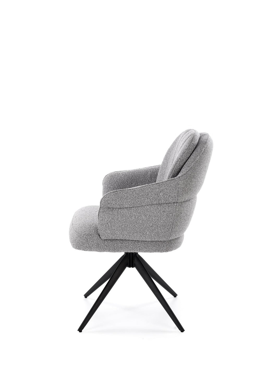 Krēsls Apuli 61/70/92/51 cm pelēks - N1 Home