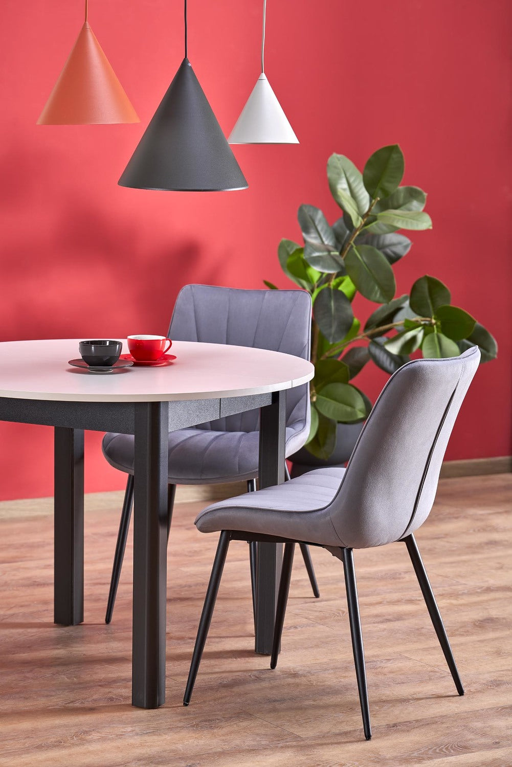 Krēsls Mariv 50/63//87/48 cm pelēks - N1 Home