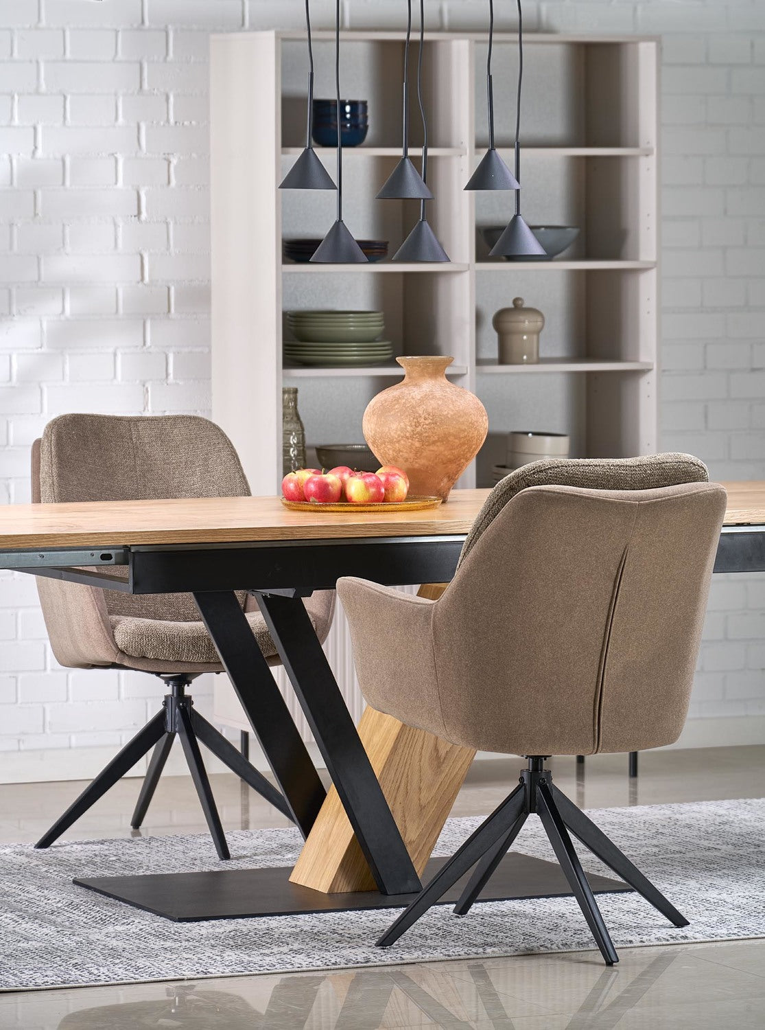 Krēsls Nuovo 65/73/94/50 cm brūns - N1 Home