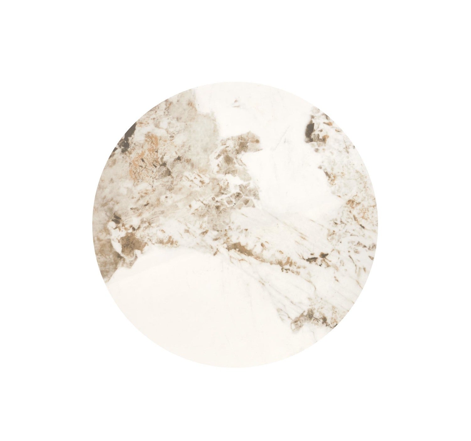 Kafijas galds 80/42 cm bēšs marmors/melns - N1 Home