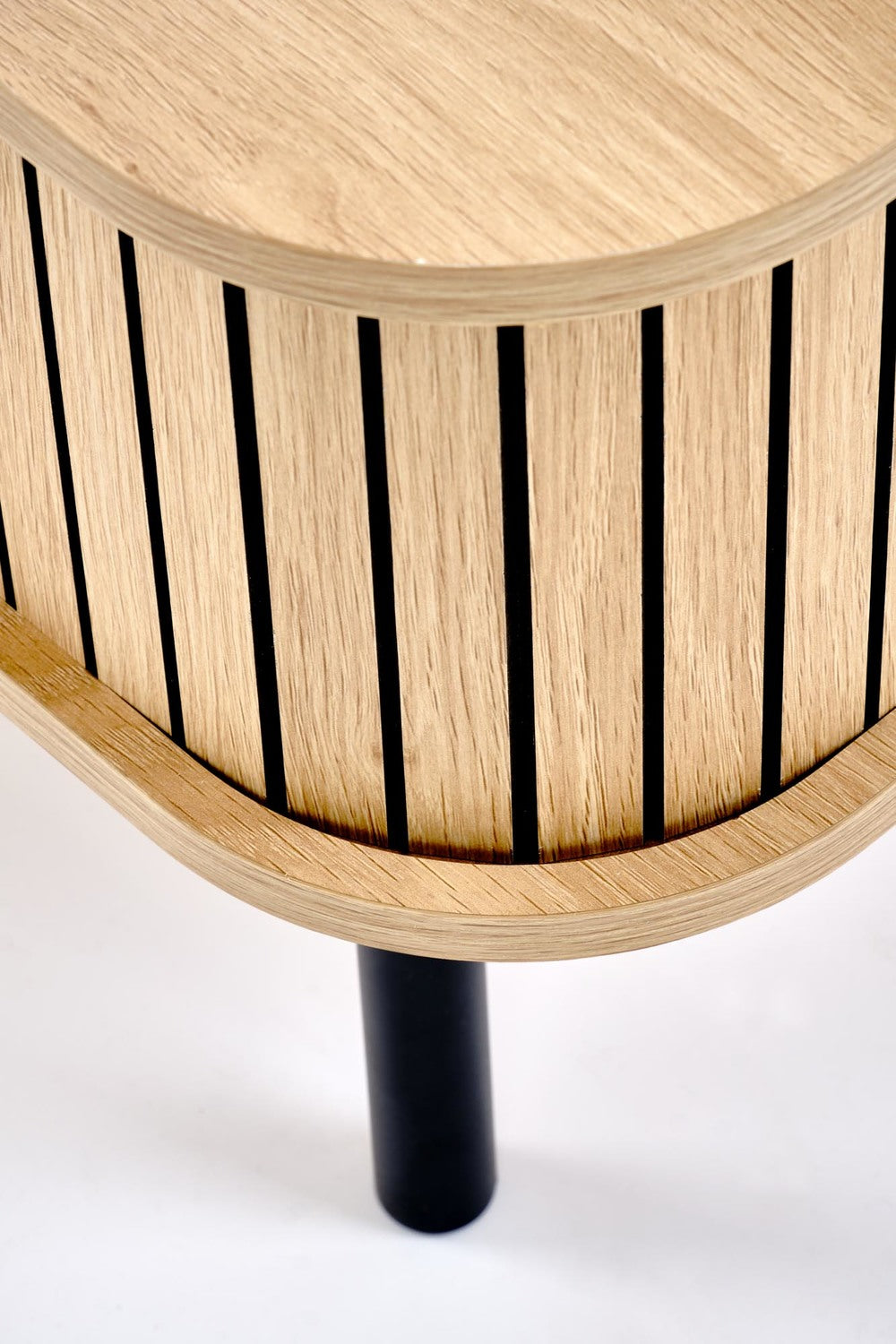 Kafijas galds Angis 90/50/40 cm dabīgs/melns - N1 Home