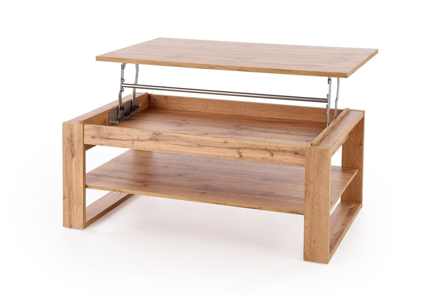 Kafijas galds Bets 114/65-92/50-72 cm amatnieciskais ozols - N1 Home