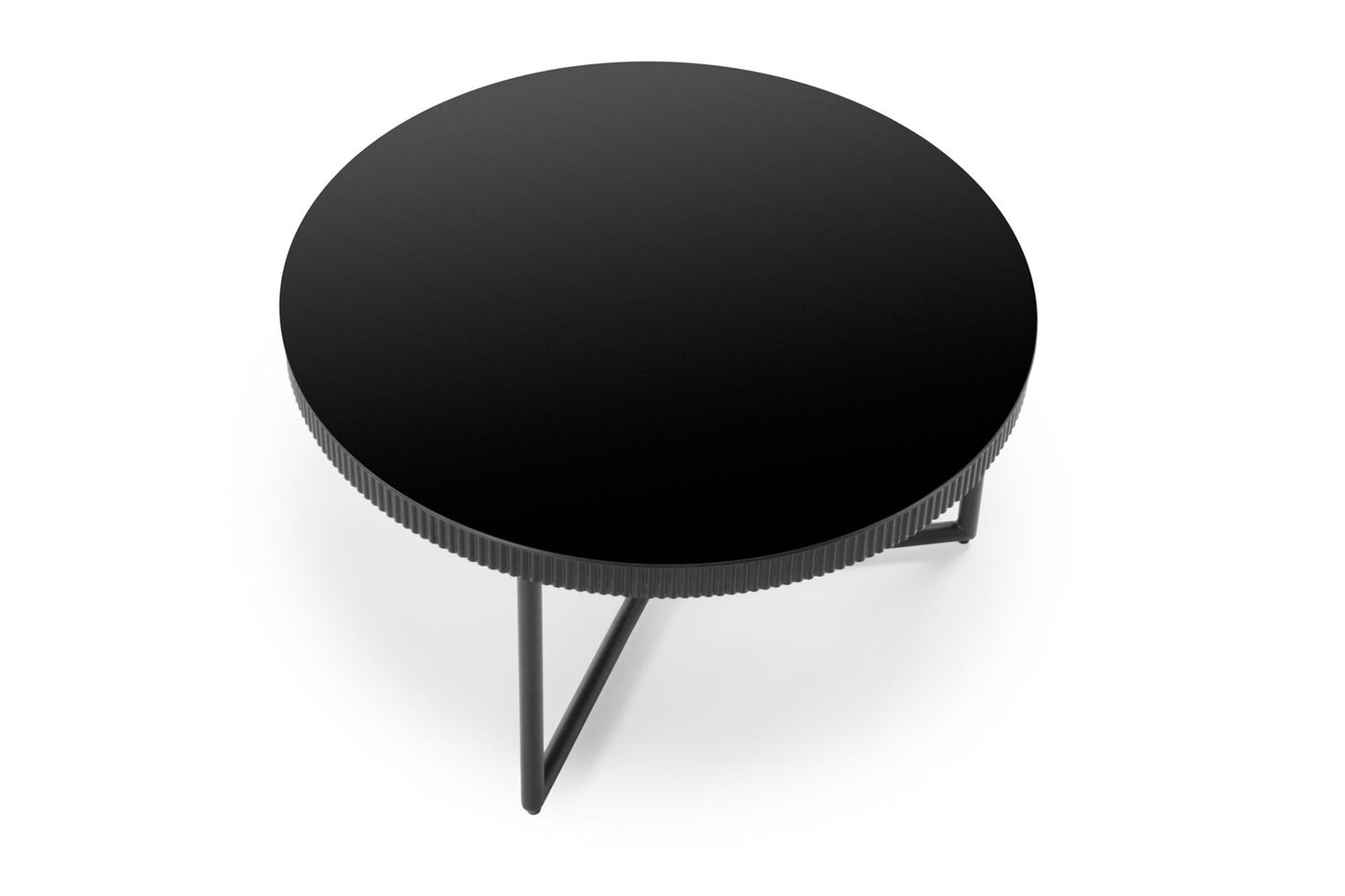 Kafijas galds Kosmo 80/45; 60/30 cm melns - N1 Home