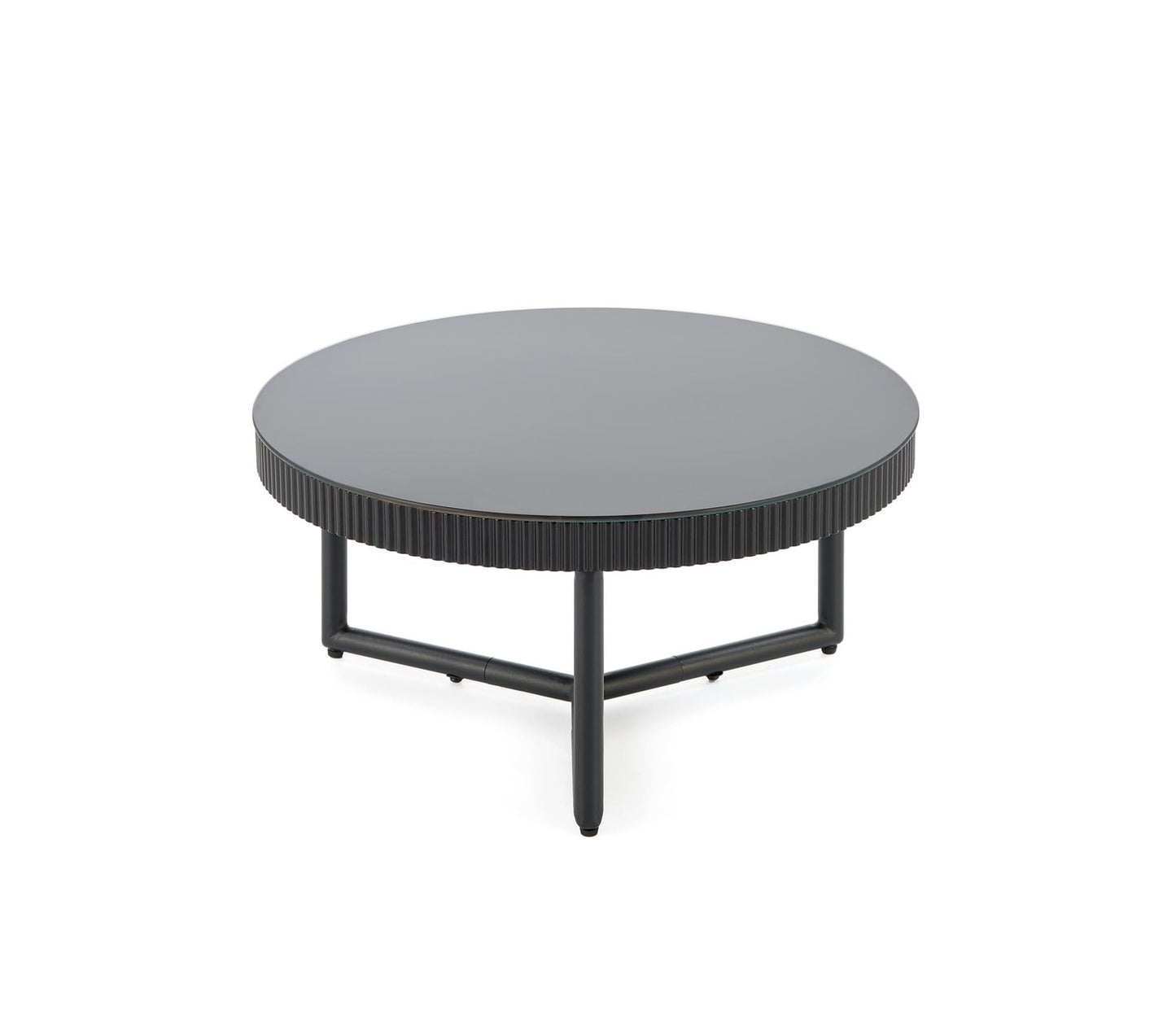 Kafijas galds Kosmo 80/45; 60/30 cm melns - N1 Home