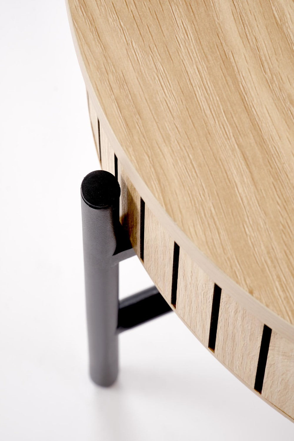 Kafijas galds Dans (2) 67/50 cm un 40/36 cm dabīgs/melns - N1 Home