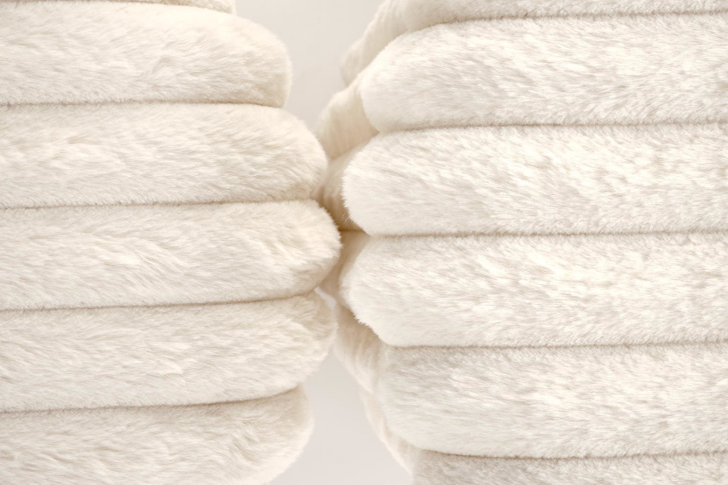 Pufs Fids (2) 36/44 un 31/38 cm krēms - N1 Home