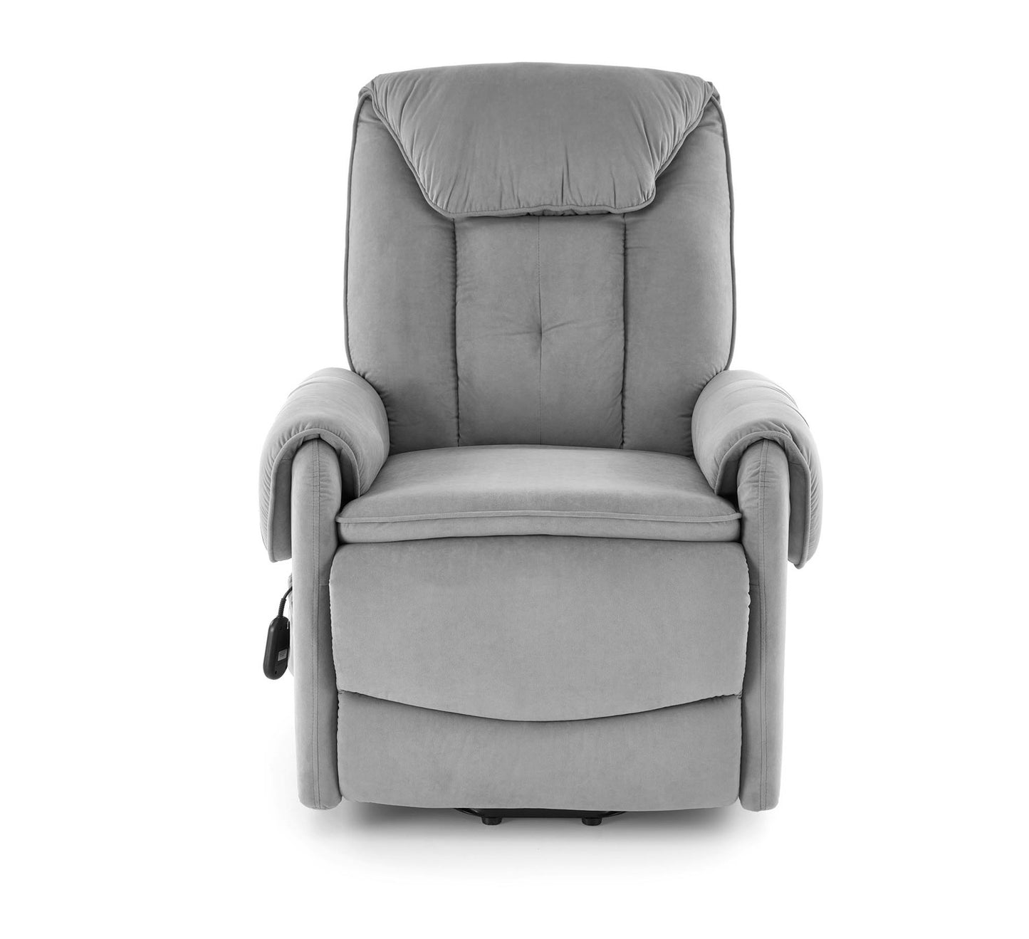 Atpūtas krēsls ar elektrisko atgāšanas funkciju Horta 97/158/53 cm pelēks