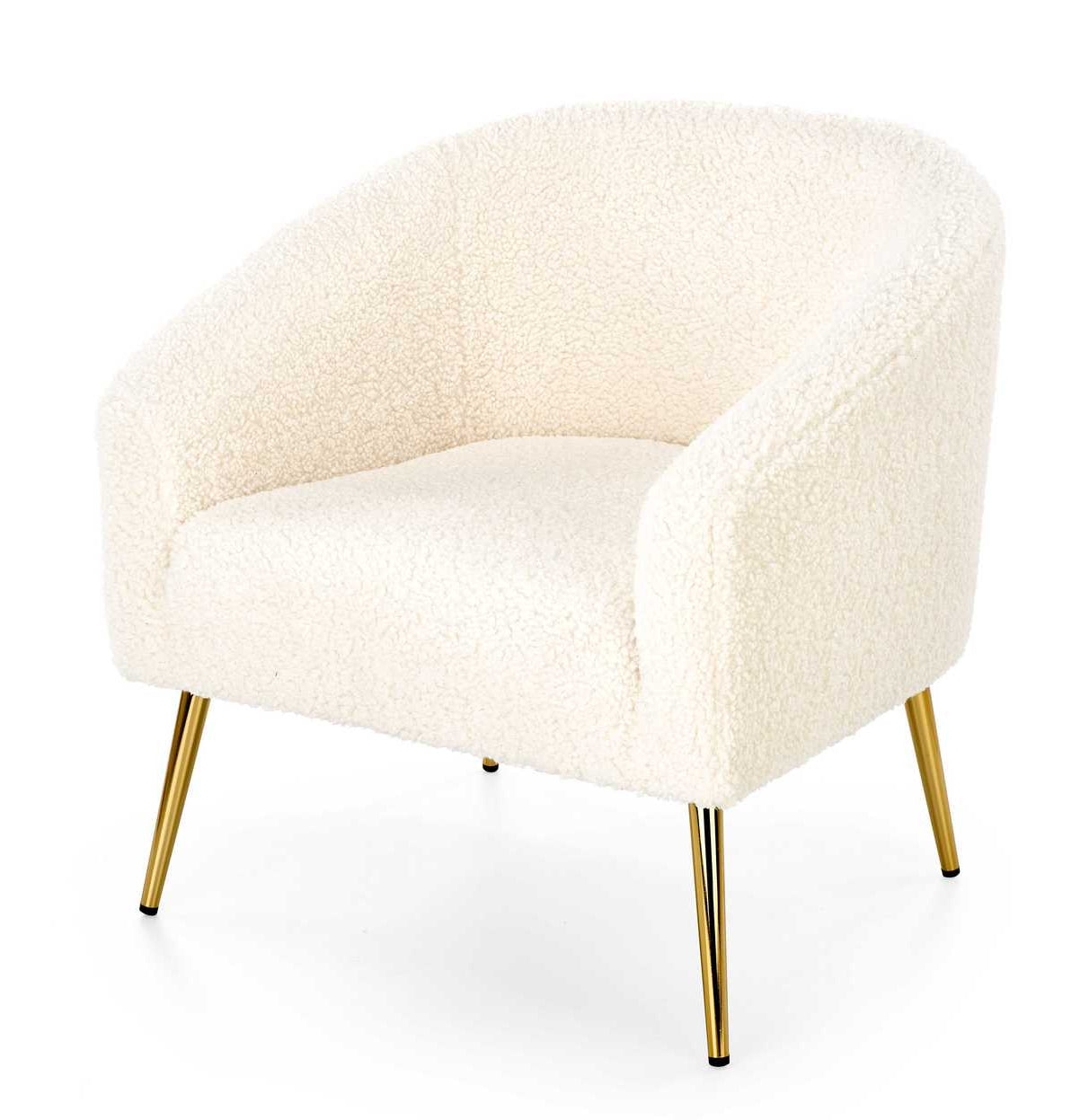 Krēsls Griti 77/67/78/45 cm krēms/zelts - N1 Home