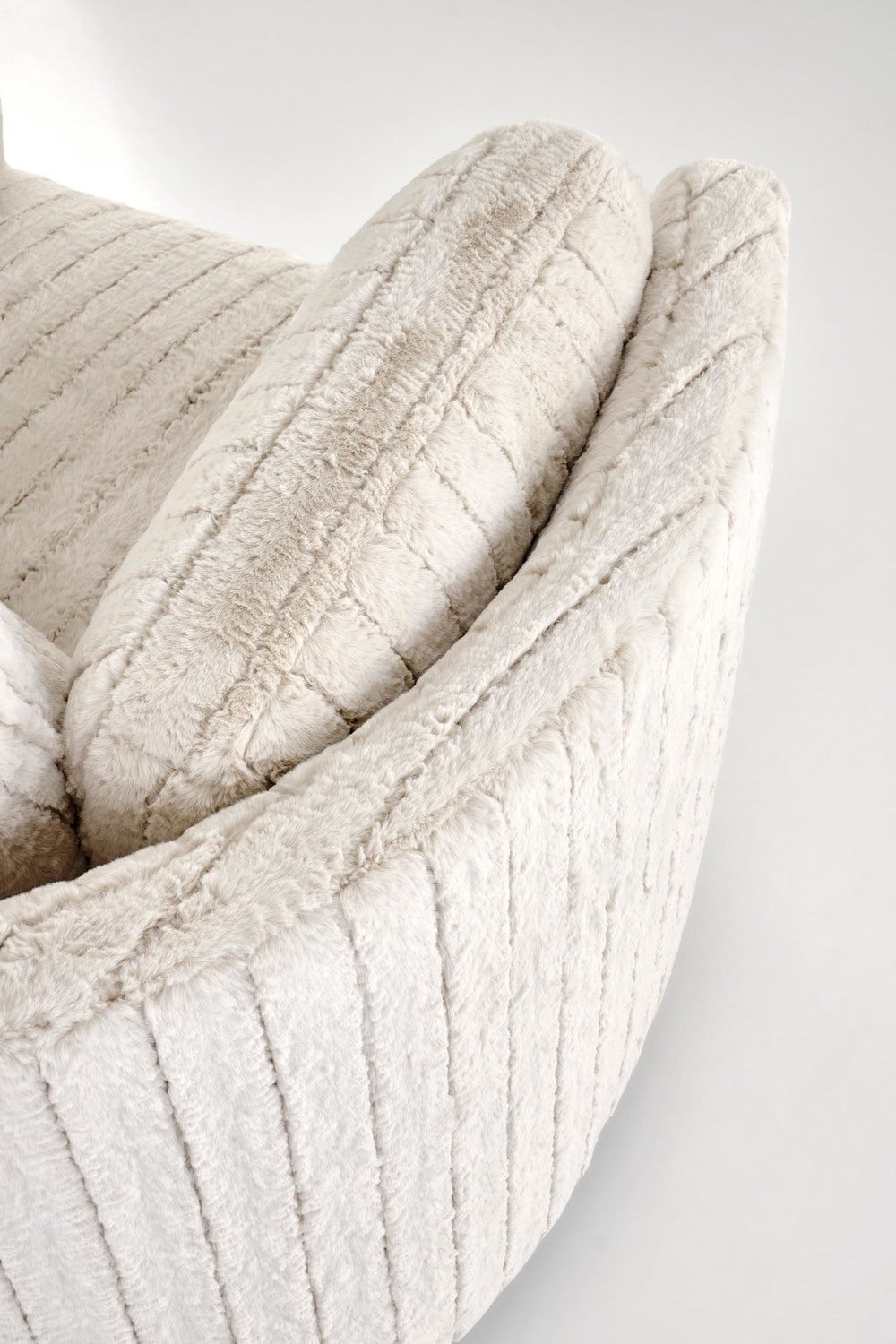 Krēsls Pegals 110/100–170/108–81/45 cm bēšs