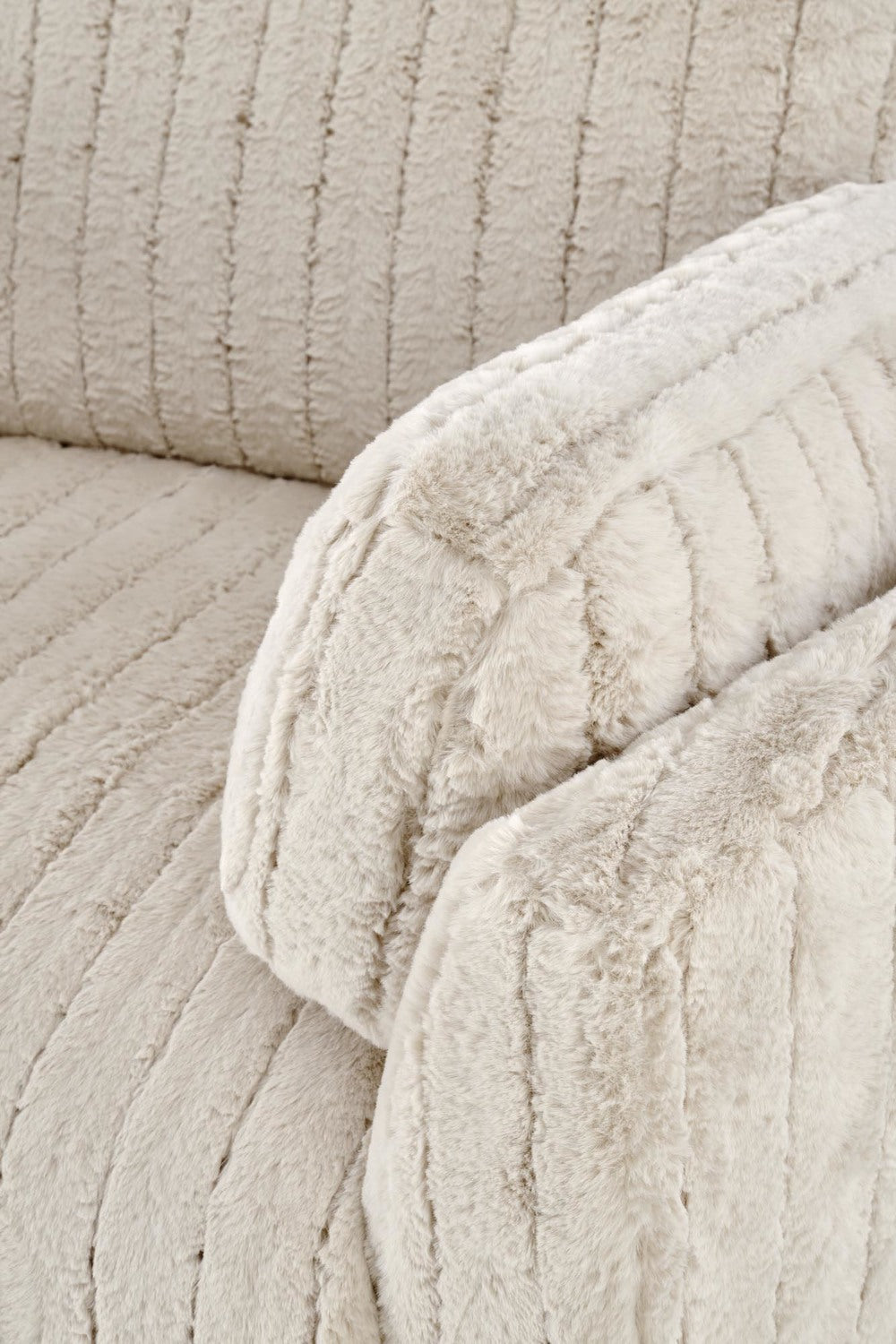 Krēsls Pegals 110/100–170/108–81/45 cm bēšs