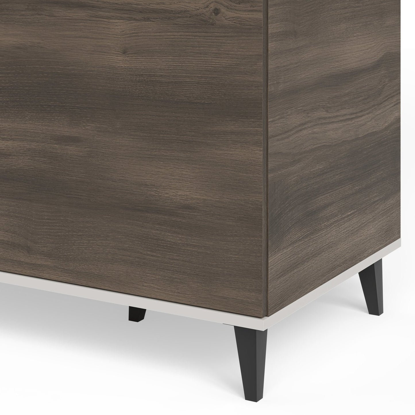 Skapis Berlin 90/55/182 cm kašmirs/valrieksts - N1 Home