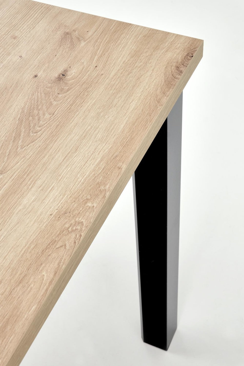 Galds Kubi 80/80/76 cm amatniecisks ozols/melns - N1 Home