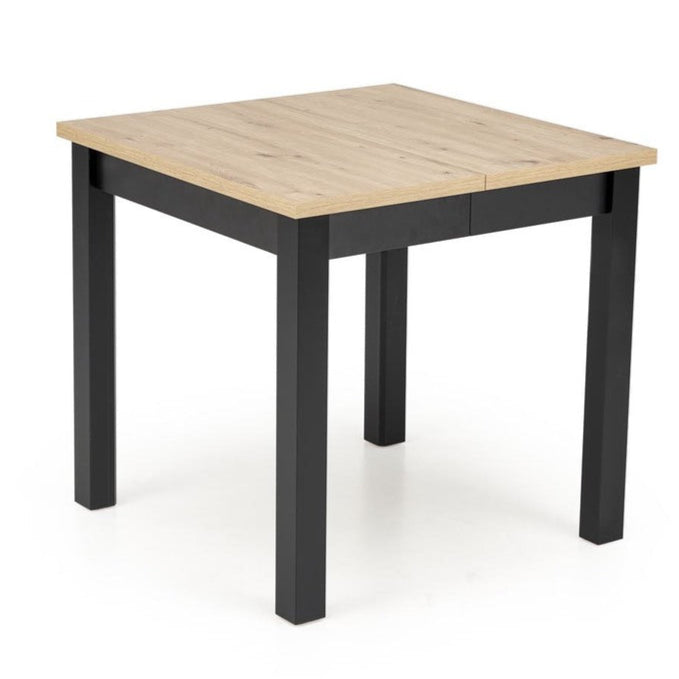 Galds Kubi 80/80/76 cm amatniecisks ozols/melns - N1 Home