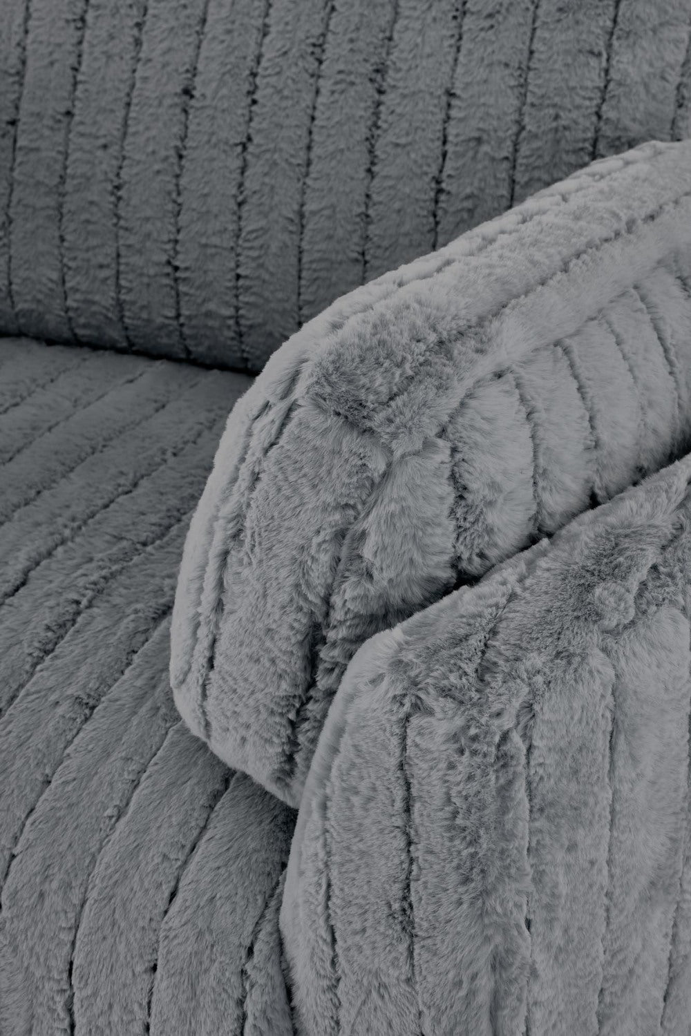 Krēsls Pegals 110/100–170/108–81/45 cm pelēks