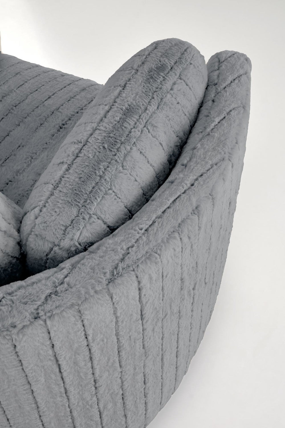 Krēsls Pegals 110/100–170/108–81/45 cm pelēks