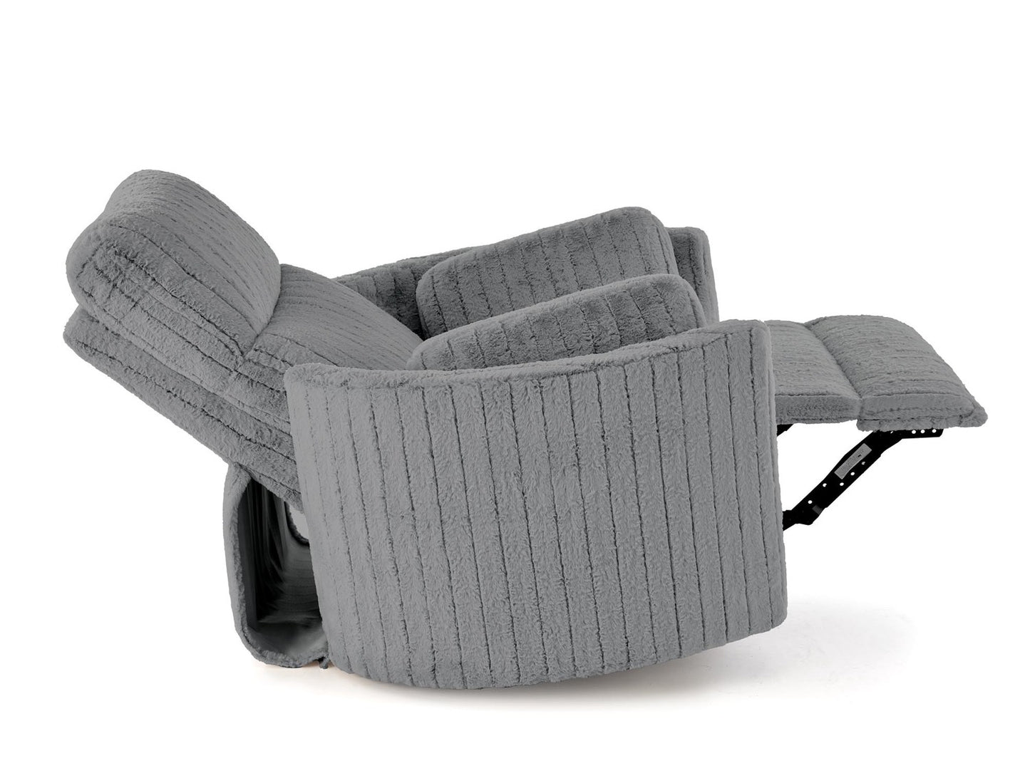 Krēsls Pegals 110/100–170/108–81/45 cm pelēks