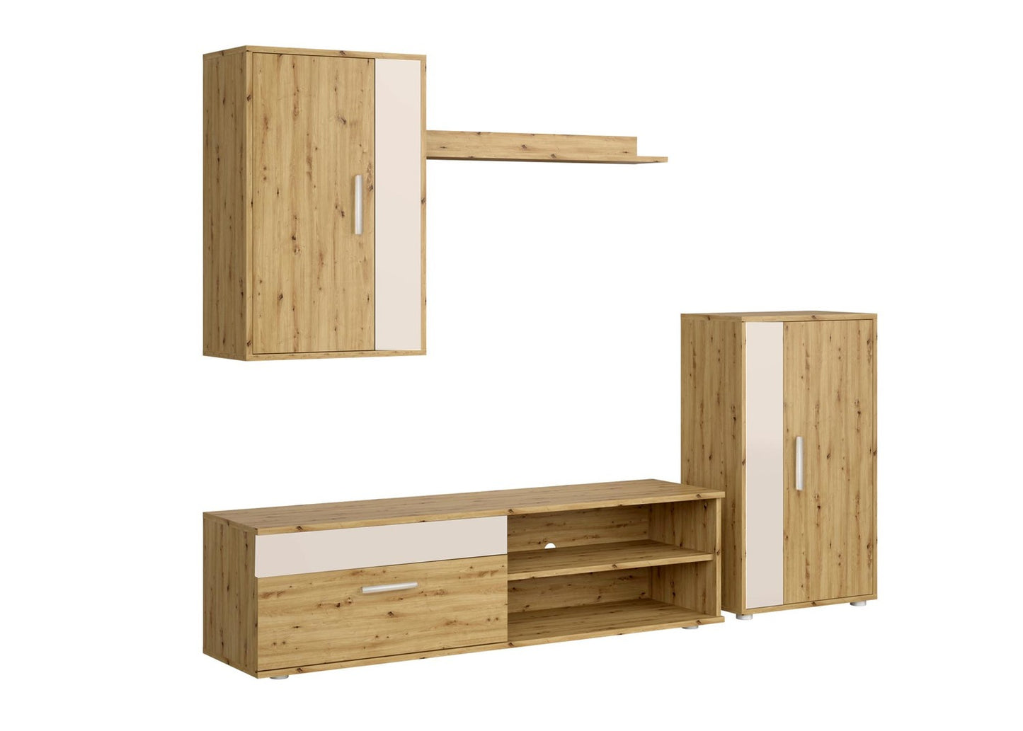 Mēbeļu komplekts Bensi 190 cm Artizan ozols/kašmirs