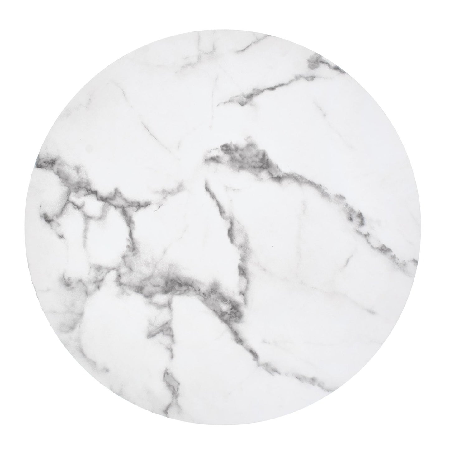 Kafijas galdiņš DR 56/52 cm balts marmors/melns - N1 Home